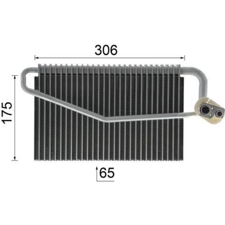 Verdampfer, Klimaanlage AE 55 000P Verdampfer, Klimaanlage AE 55 000P