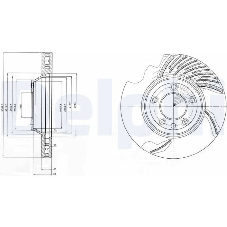 Bremsscheibe BG9950 Bremsscheibe BG9950