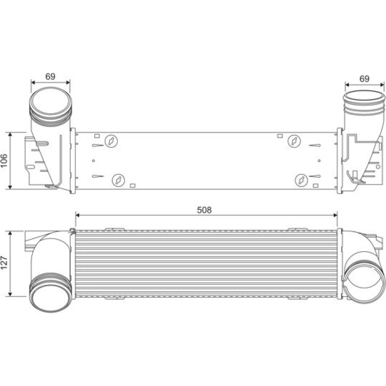 Ladeluftkühler 818392