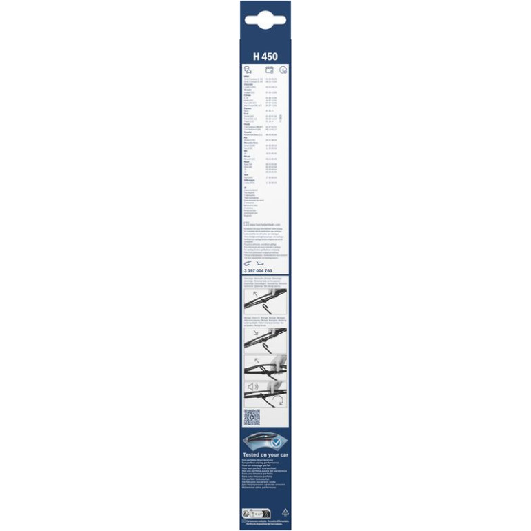 BOSCH H 450 Scheibenwischer Twin 3 397 004 763 BOSCH H 450 Scheibenwischer Twin 3 397 004 763