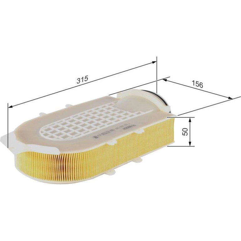 BOSCH F 026 400 599 Luftfilter BOSCH F 026 400 599 Luftfilter