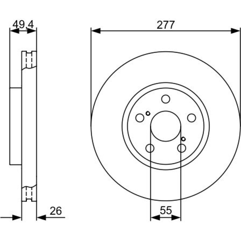 Bremsscheibe 0 986 479 340 Bremsscheibe 0 986 479 340