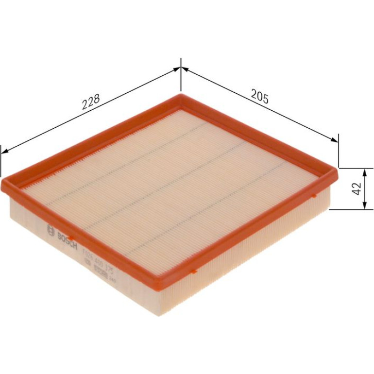 BOSCH F 026 400 375 Luftfilter BOSCH F 026 400 375 Luftfilter