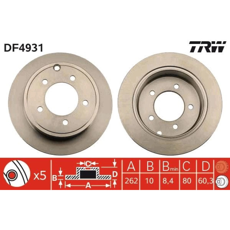 Bremsscheibe DF4931