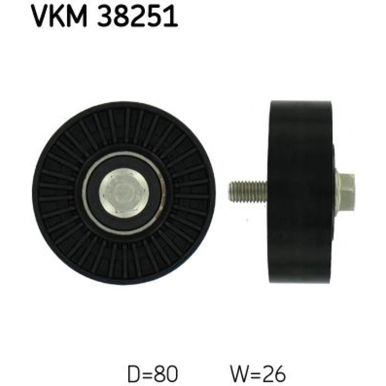 Umlenk-/Führungsrolle, Keilrippenriemen VKM 38251 Umlenk-/Führungsrolle, Keilrippenriemen VKM 38251