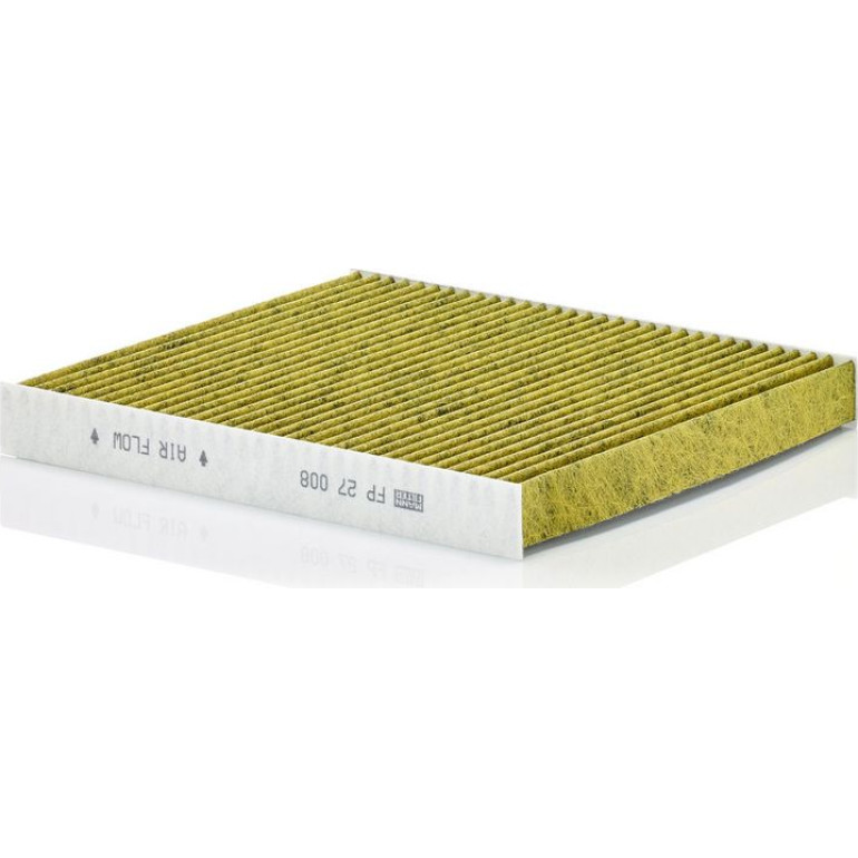 MANN-FILTER FP 27 008 Innenraumfilter FreciousPlus Aktivkohlefilter mit Polyphenol, antibakteriell, Feinstaubfilter (PM 2.5) MANN-FILTER FP 27 008 Innenraumfilter FreciousPlus Aktivkohlefilter mit Polyphenol, antibakteriell, Feinstaubfilter (PM 2.5)