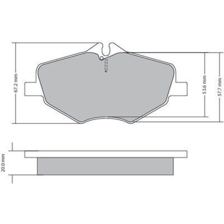 Bremsbelagsatz, Scheibenbremse 1170087 Bremsbelagsatz, Scheibenbremse 1170087