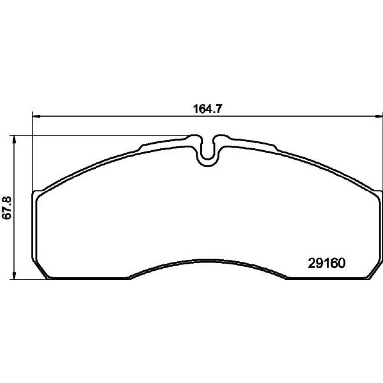 Bremsbelagsatz, Scheibenbremse 8DB 355 005-401 Bremsbelagsatz, Scheibenbremse 8DB 355 005-401
