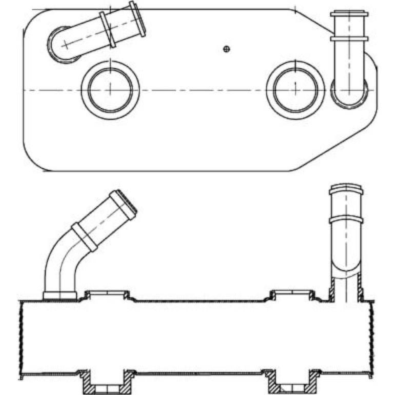 Ölkühler, Automatikgetriebe CLC 178 000S Ölkühler, Automatikgetriebe CLC 178 000S