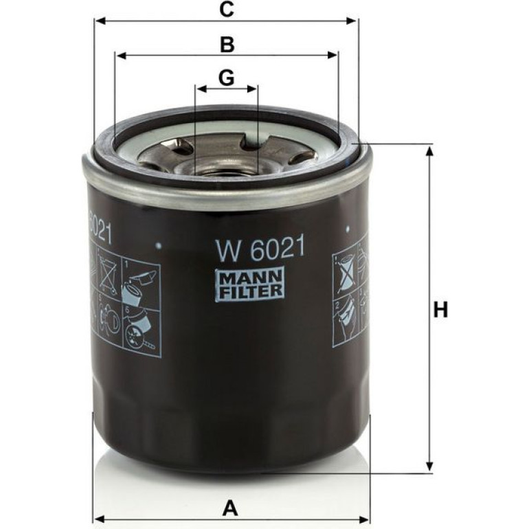 Ölfilter W 6021 Ölfilter W 6021