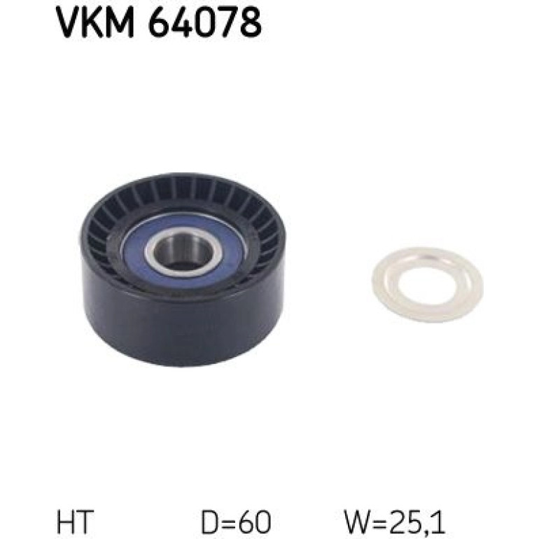 Spannrolle, Keilrippenriemen VKM 64078