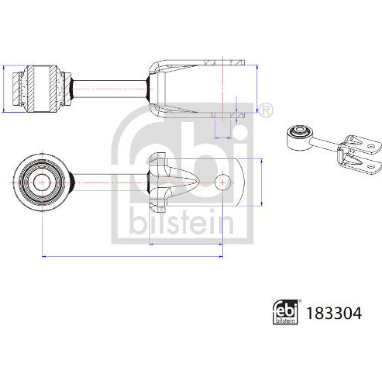 FEBI BILSTEIN 183304 Koppelstange