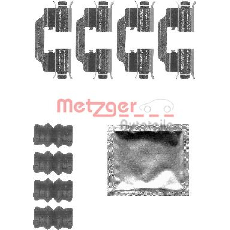 Zubehörsatz, Scheibenbremsbelag 109-1832 Zubehörsatz, Scheibenbremsbelag 109-1832