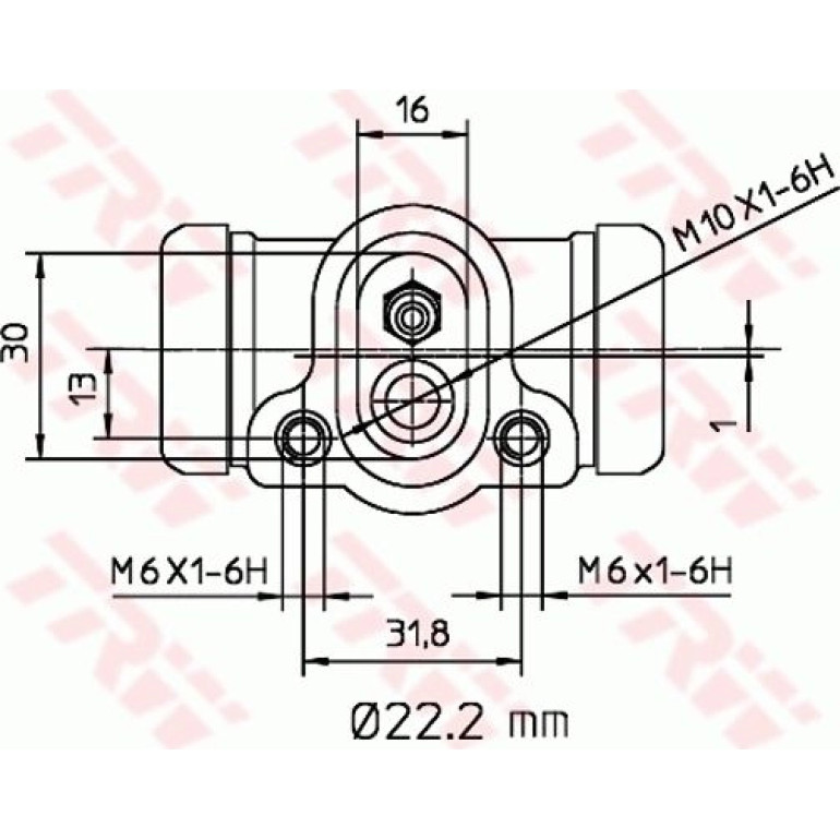 Radbremszylinder BWH311 Radbremszylinder BWH311