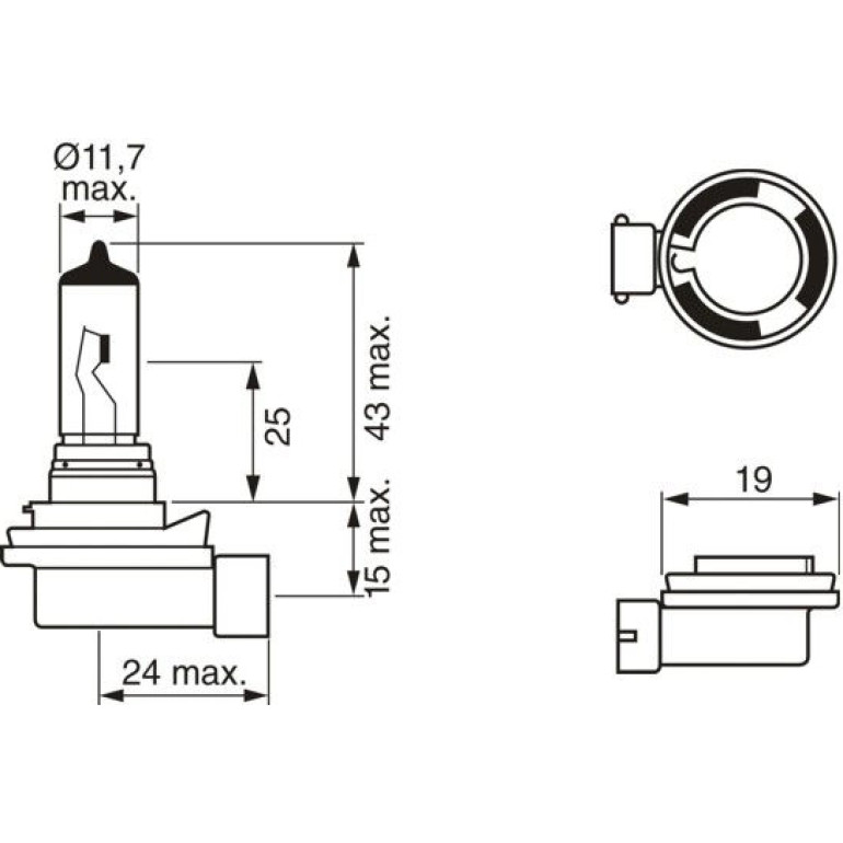 Glühlampe, Nebelscheinwerfer 1 987 302 081 Glühlampe, Nebelscheinwerfer 1 987 302 081