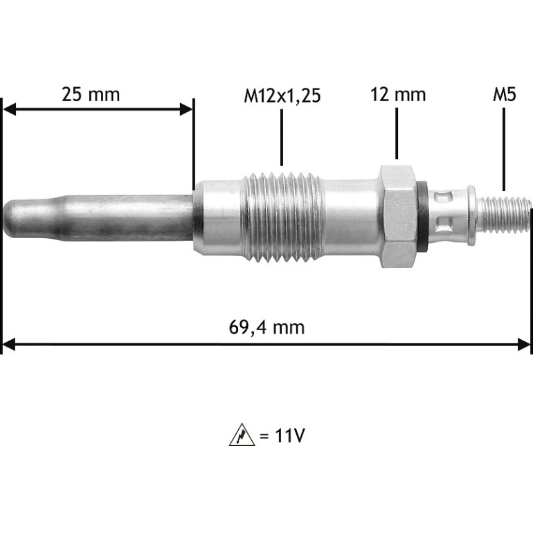 Glühkerze 345107 Glühkerze 345107