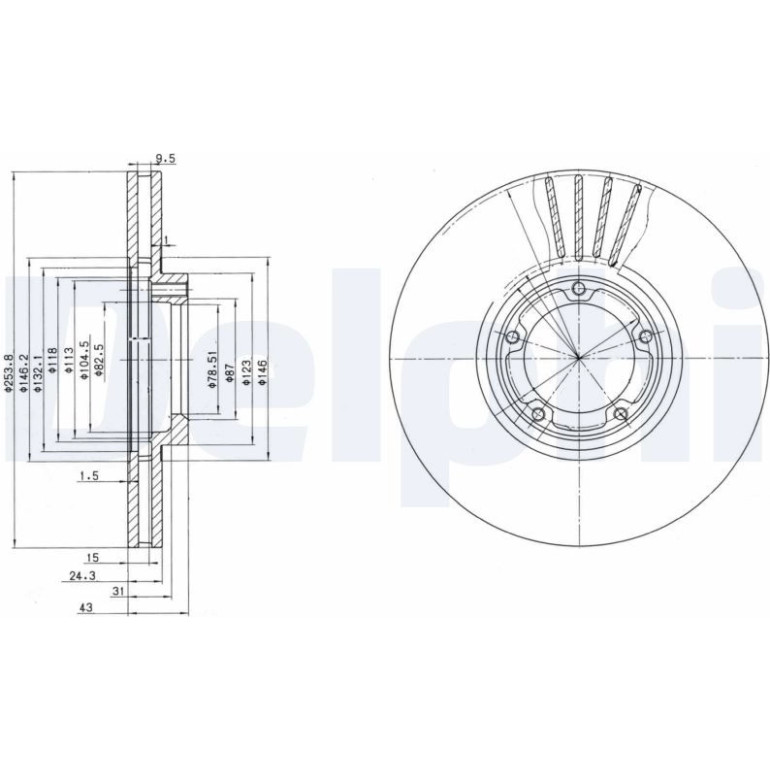 Bremsscheibe BG3365 Bremsscheibe BG3365