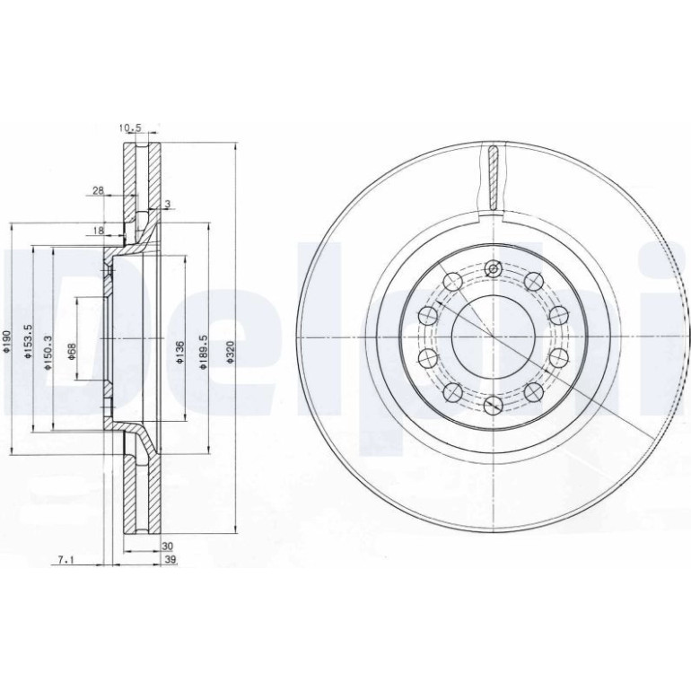 Bremsscheibe BG3714 Bremsscheibe BG3714