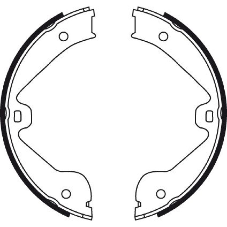 Bremsbackensatz, Feststellbremse GS8718 Bremsbackensatz, Feststellbremse GS8718