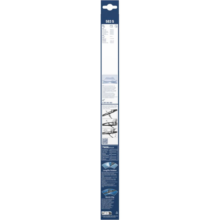 BOSCH 583S Scheibenwischer Twin 3 397 001 583 BOSCH 583S Scheibenwischer Twin 3 397 001 583