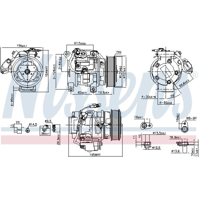 Kompressor, Klimaanlage 89433 Kompressor, Klimaanlage 89433