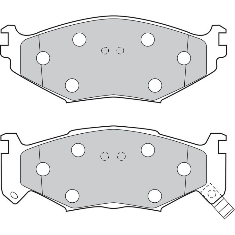 Bremsbelagsatz, Scheibenbremse 598600 Bremsbelagsatz, Scheibenbremse 598600