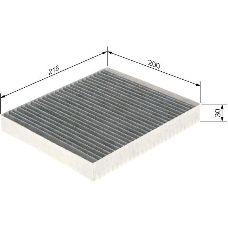 Filter, Innenraumluft 1 987 435 592 Filter, Innenraumluft 1 987 435 592