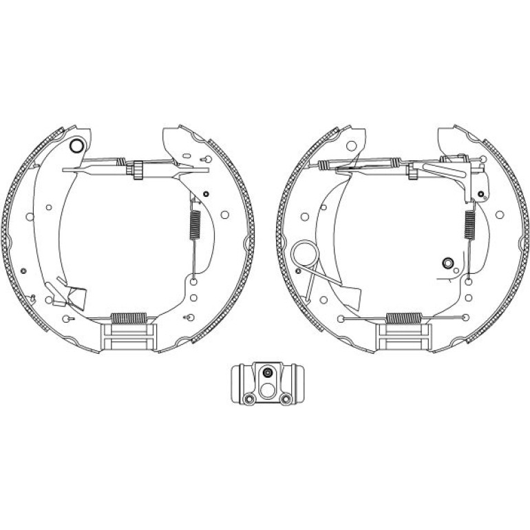 Bremsbackensatz 8DB 355 004-231 Bremsbackensatz 8DB 355 004-231