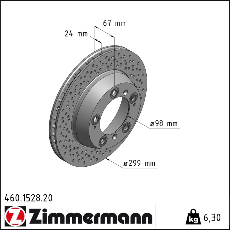 Bremsscheibe 460.1528.20
