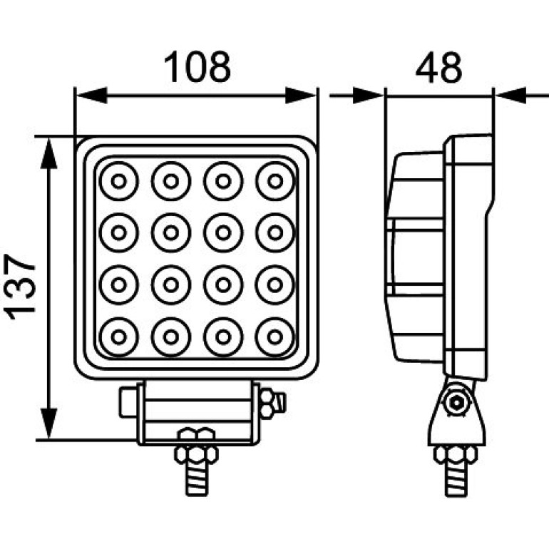Arbeitsscheinwerfer 1GA 357 106-022