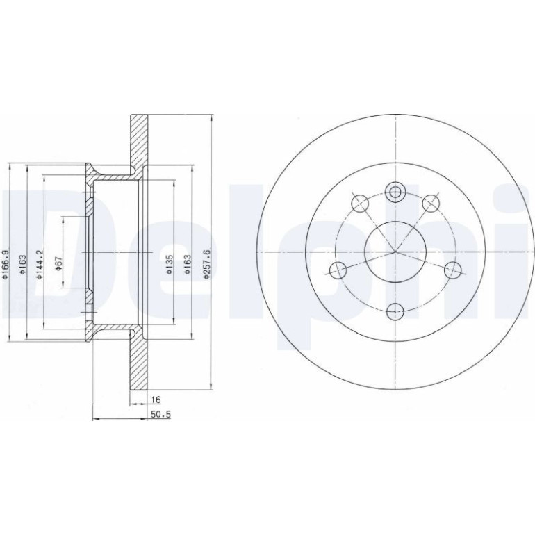 Bremsscheibe BG2602 Bremsscheibe BG2602