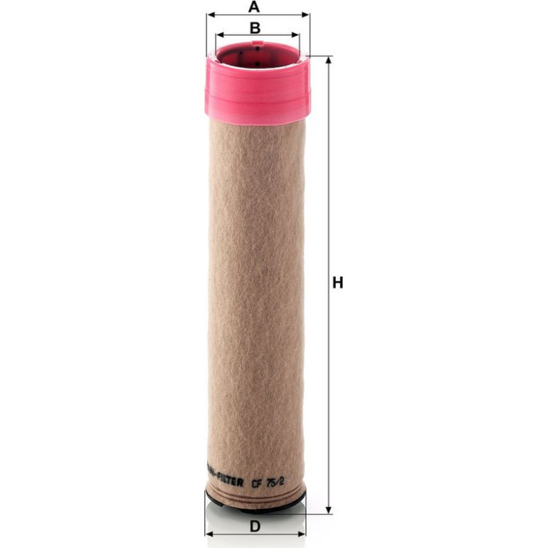 Sekundärluftfilter CF 75/2
