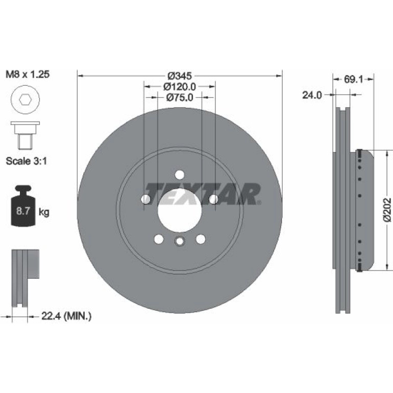 Bremsscheibe 92253925 Bremsscheibe 92253925
