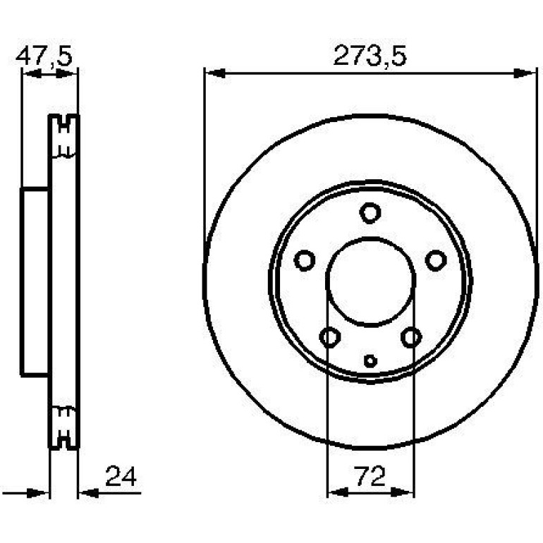 Bremsscheibe 0 986 479 034 Bremsscheibe 0 986 479 034