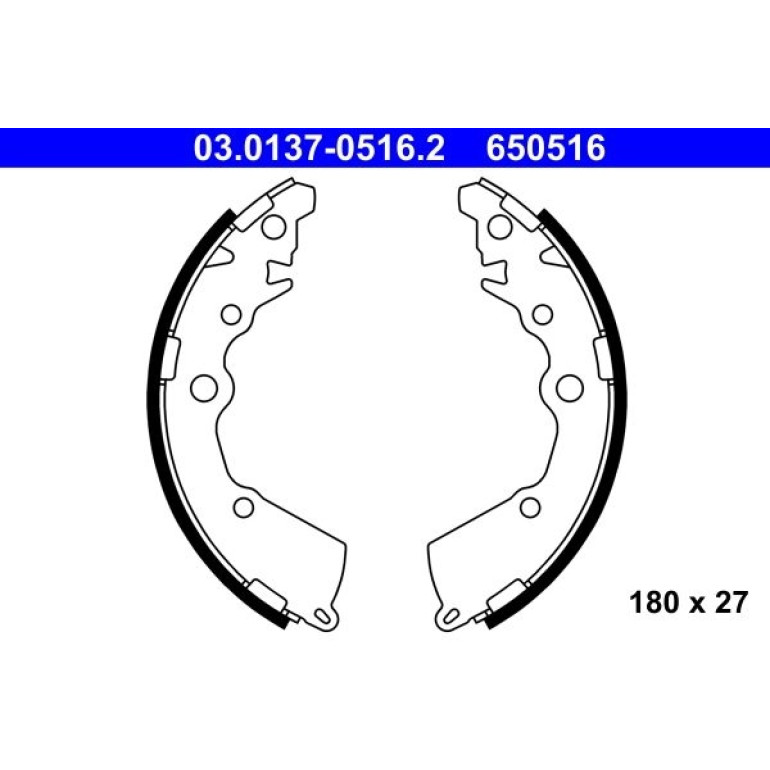 Bremsbackensatz 03.0137-0516.2