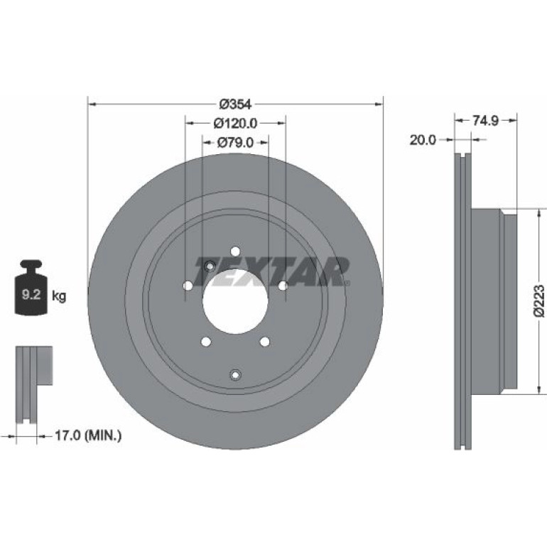 Bremsscheibe 92175503