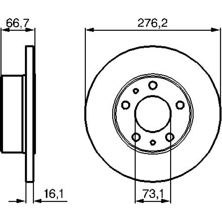Bremsscheibe 0 986 479 161 Bremsscheibe 0 986 479 161