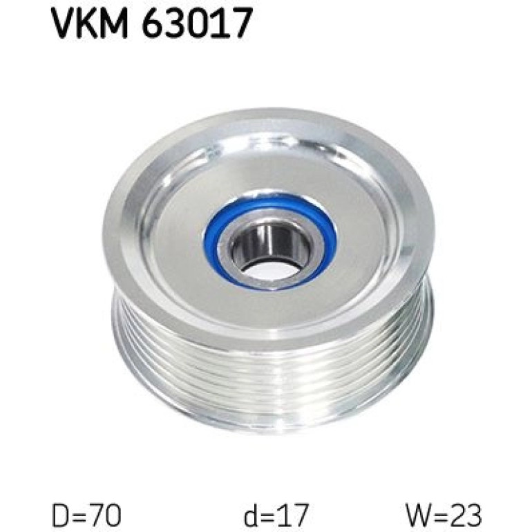 Umlenk-/Führungsrolle, Keilrippenriemen VKM 63017 Umlenk-/Führungsrolle, Keilrippenriemen VKM 63017
