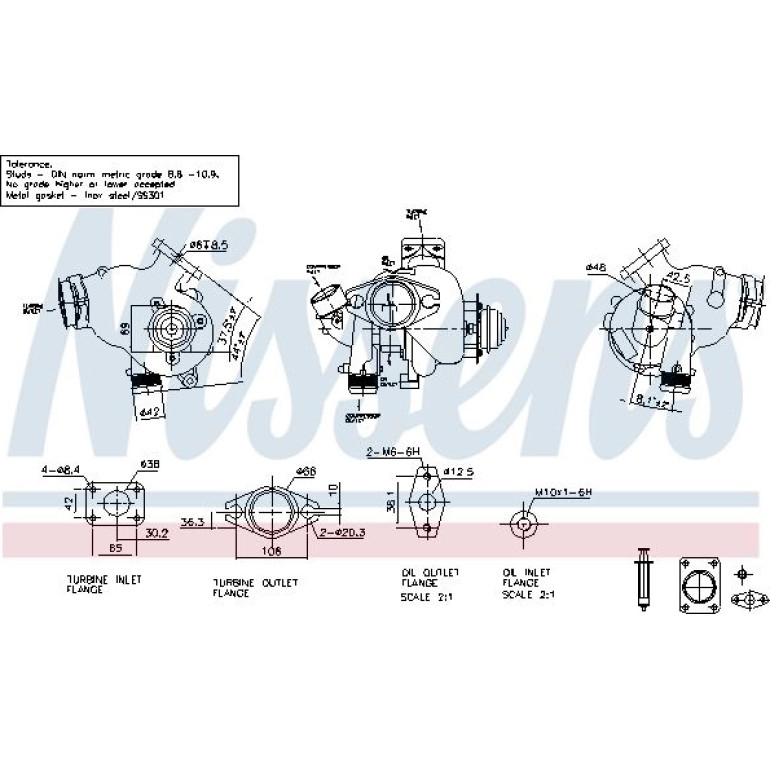 Nissens Turbolader 93281 Nissens Turbolader 93281