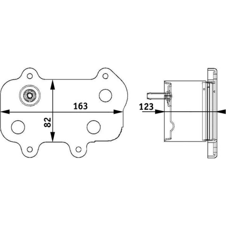 Ölkühler, Motoröl CLC 61 000P