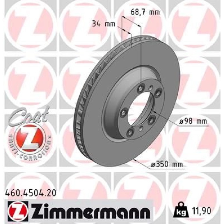 Bremsscheibe 460.4504.20 Bremsscheibe 460.4504.20