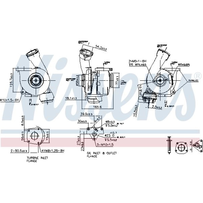 Nissens Turbolader 93176