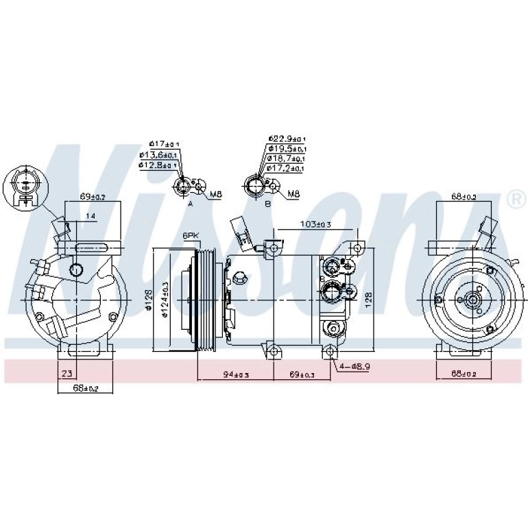 Kompressor, Klimaanlage 890176