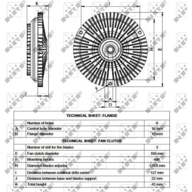 Kupplung, Kühlerlüfter 49536 Kupplung, Kühlerlüfter 49536