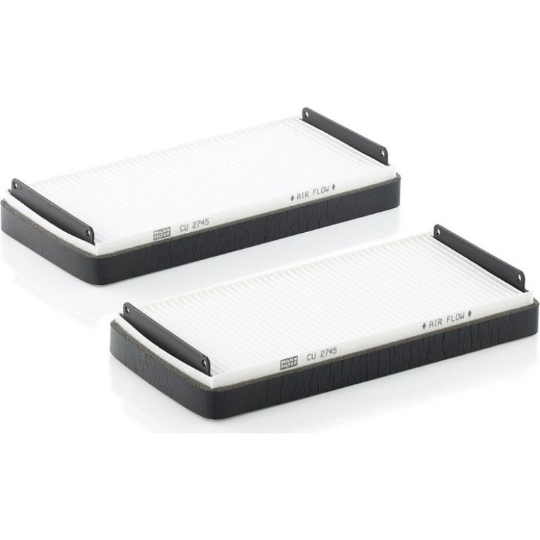 MANN-FILTER CU 2745-2 Innenraumfilter, Partikelfilter MANN-FILTER CU 2745-2 Innenraumfilter, Partikelfilter