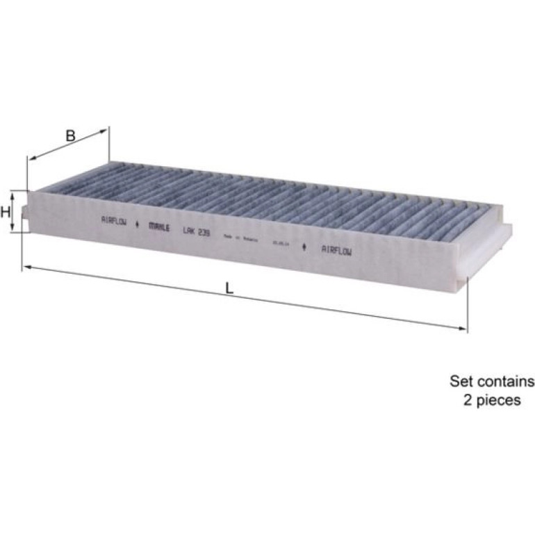 Filter, Innenraumluft LAK 239/S