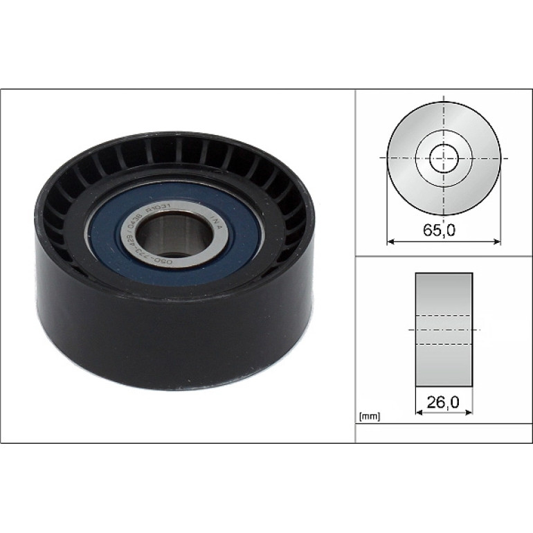 Umlenk-/Führungsrolle, Keilrippenriemen 532 0666 10