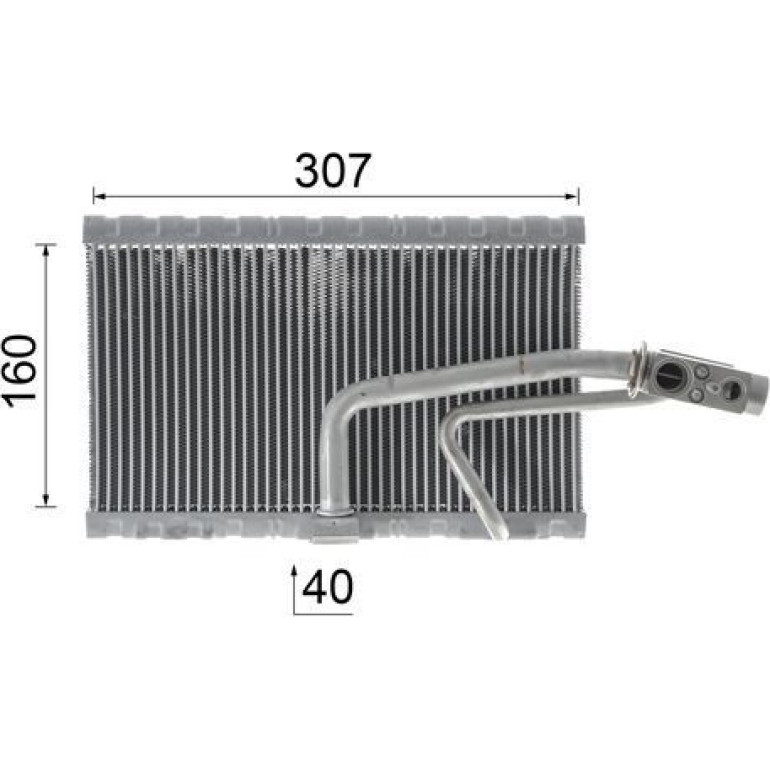 Verdampfer, Klimaanlage AE 114 000P Verdampfer, Klimaanlage AE 114 000P