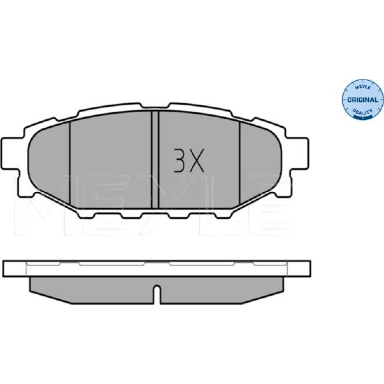 Bremsbelagsatz, Scheibenbremse 025 242 7114/W Bremsbelagsatz, Scheibenbremse 025 242 7114/W