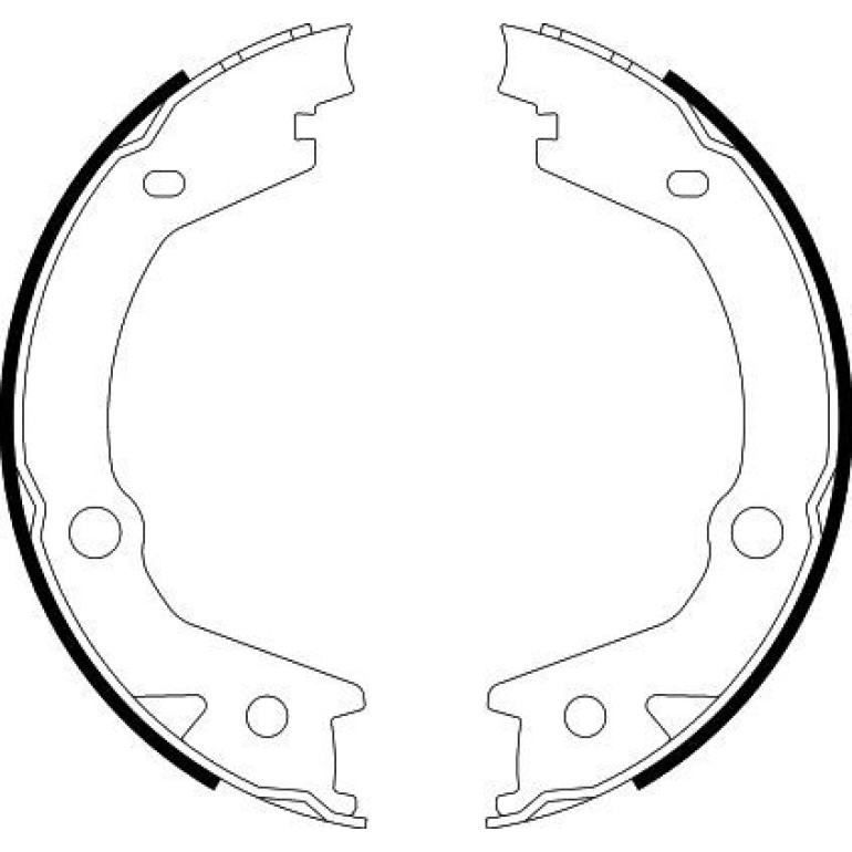 Bremsbackensatz, Feststellbremse 8DA 355 050-061